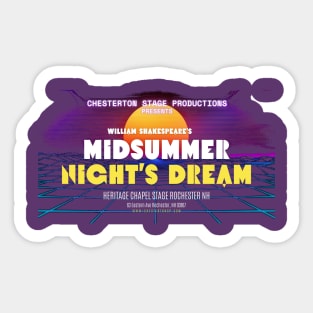 Midsummer Night's Dream 1980's Night's Rider Sticker